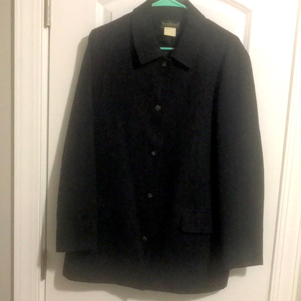 Harve benard VINTAGE wool blazer car coat herringbone